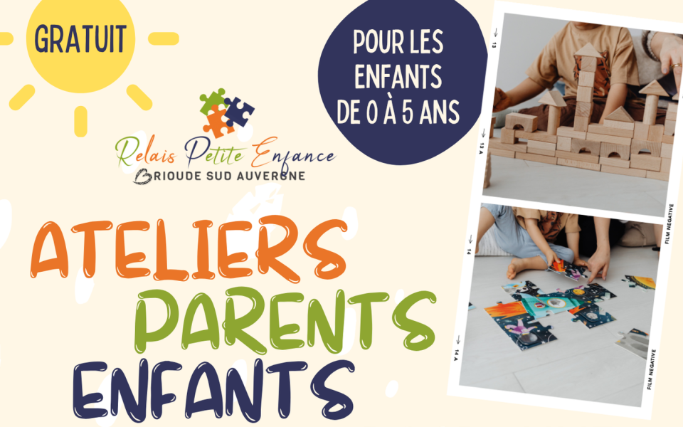 programme des ateliers Parents-Enfants septembre à décembre 2026
